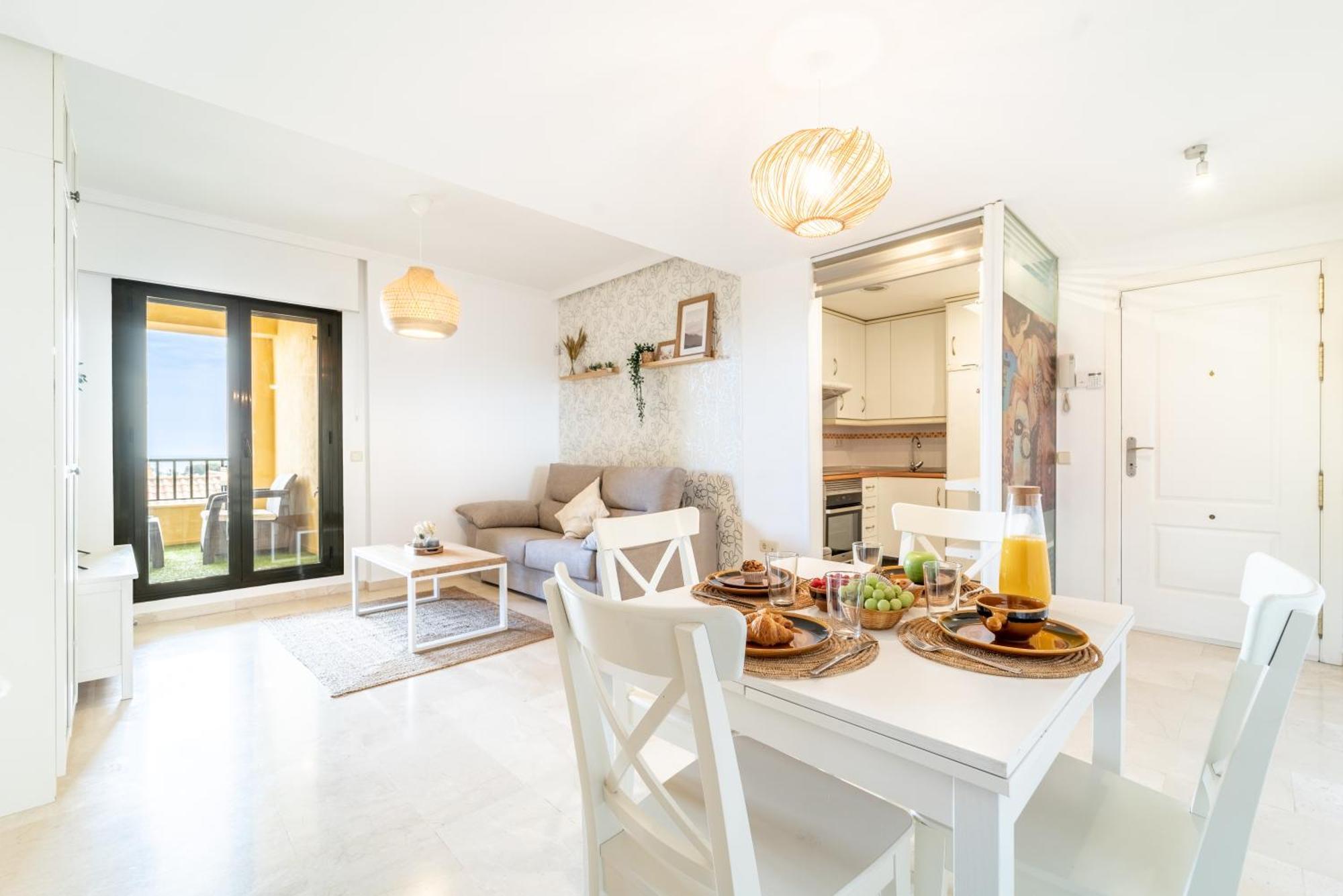 Fabulous Golf Front Apartment With Pool And Seaview Benalmádena Eksteriør billede